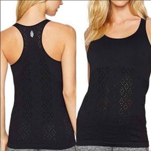 Free People Movement Eyelet Venus Black Tank